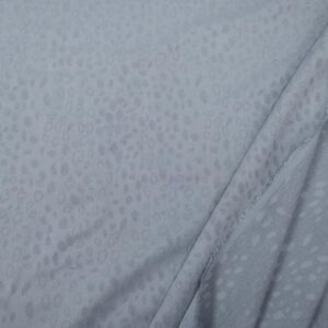 Stoff Stretchy Spot Jacquard hellgrau