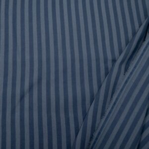 Stoff Two Tone Stripe Twll graublau helldunkel