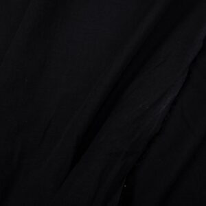 Stoff Slub Linen Blend black