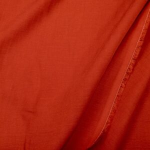 Stoff Slub Linen Blend rost