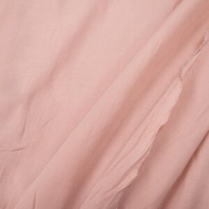 Stoff Slub Linen Blend Puderrosa