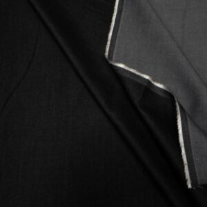 Stoff Alva light Chambray - Black