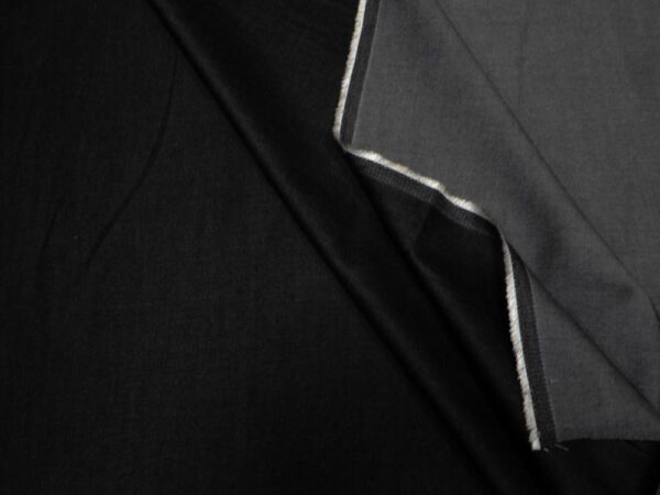 Stoff Alva light Chambray - Black