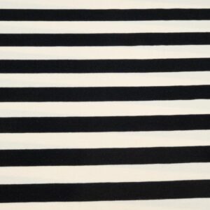 Stoff Nova Stripe Jersey Black-Shell