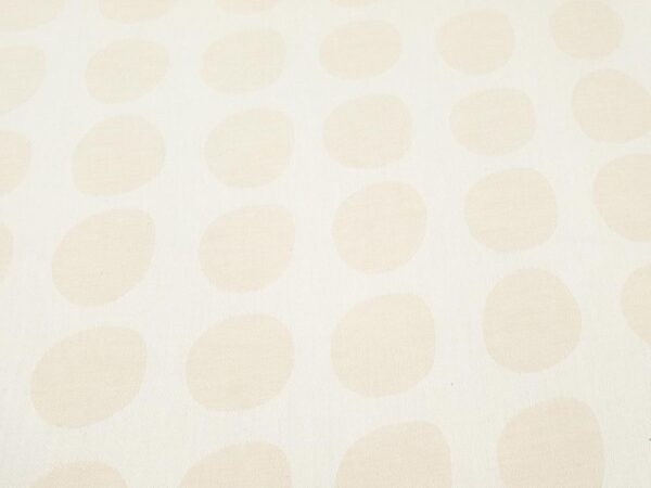Stoff Indian Jacquard Dots beige in beige