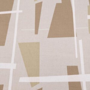 Stoff BW-Li CL Sheeting - grahisch Brauntöne