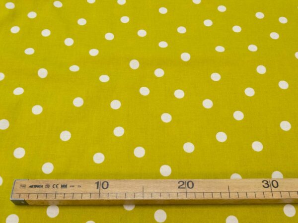 Stoff CL Sheeting Leinen-BW Punkte gross Antique Moss – Bild 4