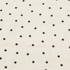 Stoff CL Sheeting Leinen-BW Punkte klein natur