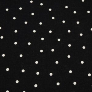 Stoff CL Sheeting Leinen-BW Punkte klein schwarz