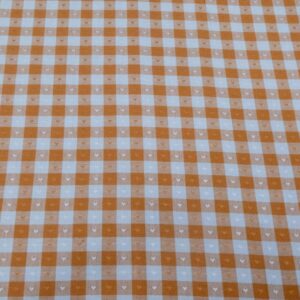 Stoff Baumwolle Queen of Hearts blau-braun