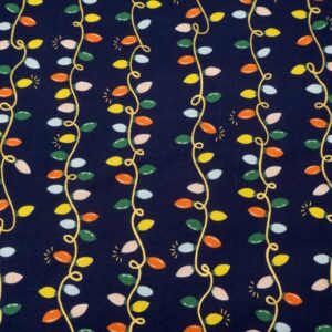 Stoff Holiday Classics Cotton - Holiday Lights Metallic Cotton Fabric
