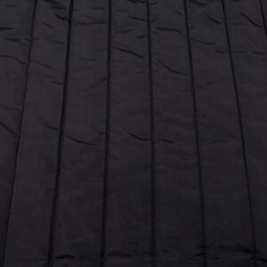 Stoff Thelma Thermal Quilt Stripe Black