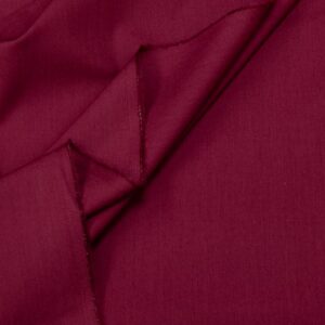 Stoff Organic Papertouch Poplin Beaujolais