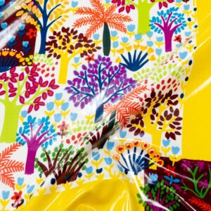 Stoff Laminated Lovely Leaves