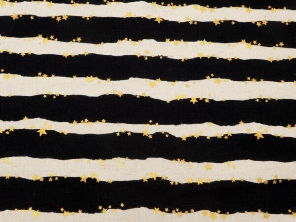 Stoff Simply Gold kleine Sterne Canvas