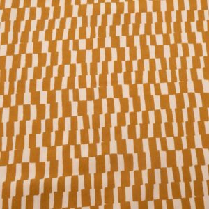 Stoff Viskjosekrepp Domino Ochre