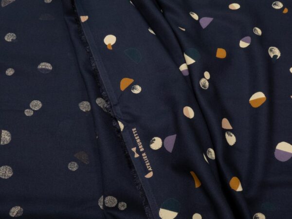 Stoff Viskose Twill Fizzy Night – Bild 2