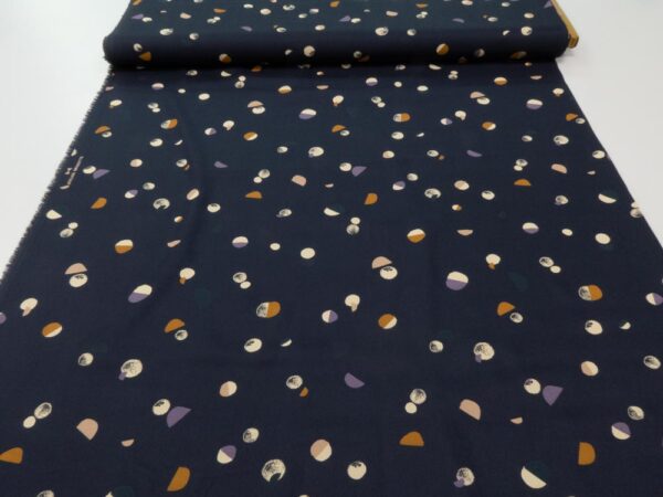 Stoff Viskose Twill Fizzy Night – Bild 3