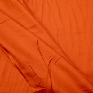 Stoff Tissu Crepe Tangerine