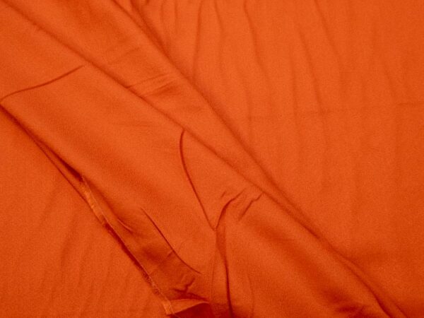 Stoff Tissu Crepe Tangerine
