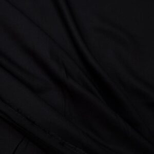 Stoff Tissu Crepe noir