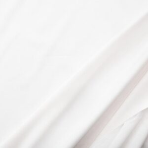 Stoff Popeline fein weiss