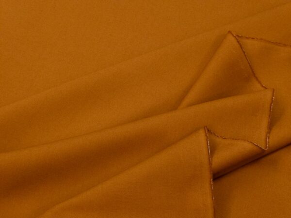 Stoff Popeline fein Caramel Cafe – Bild 2
