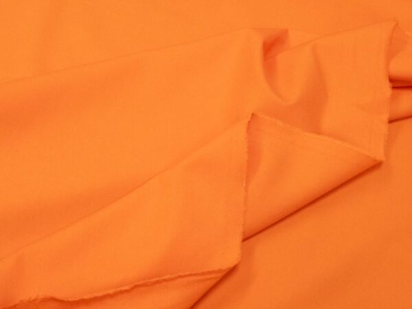 Stoff Popeline fein Mandarin Red – Bild 2