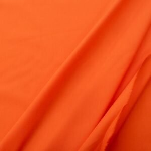 Stoff Popeline fein Mandarin Red