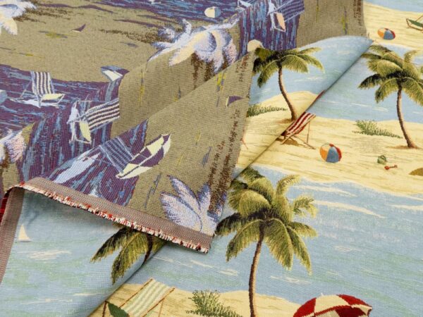 Stoff Gobeline Strandleben – Bild 2
