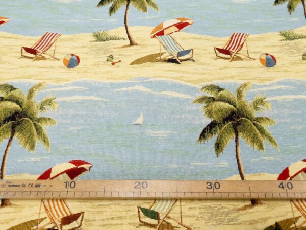 Stoff Gobeline Strandleben – Bild 3