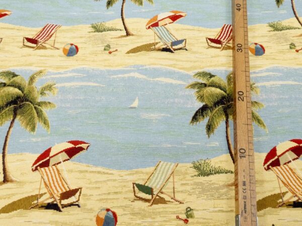 Stoff Gobeline Strandleben – Bild 4
