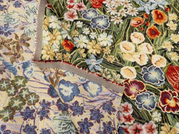 Stoff Gobeline Blumen Frühling – Bild 2