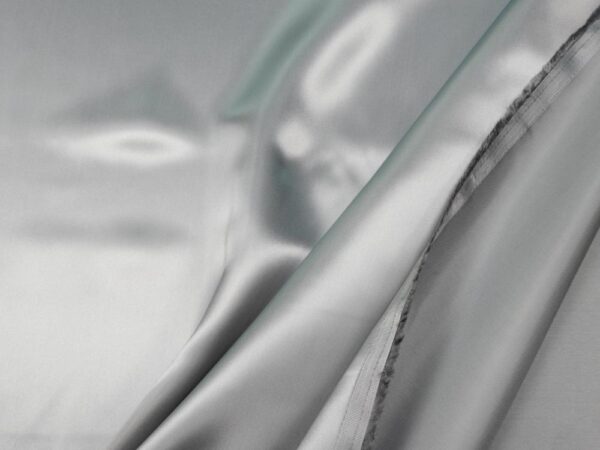 Stoff Futter Duchesse Satin Titanium