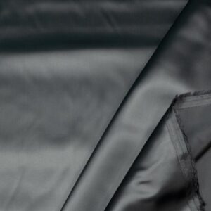 Stoff Futter Duchesse Satin Charcoal grau