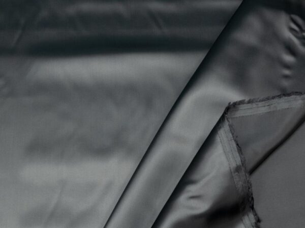 Stoff Futter Duchesse Satin Charcoal grau