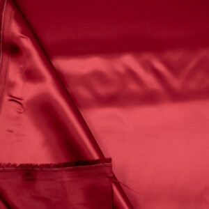 Stoff Futter Duchesse Satin Scarlet Red