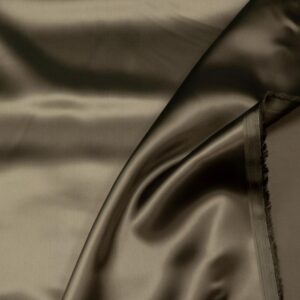 Stoff Futter Duchesse Satin Burn Olive Poppy