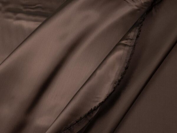 Stoff Futter Duchesse Satin Chestnut