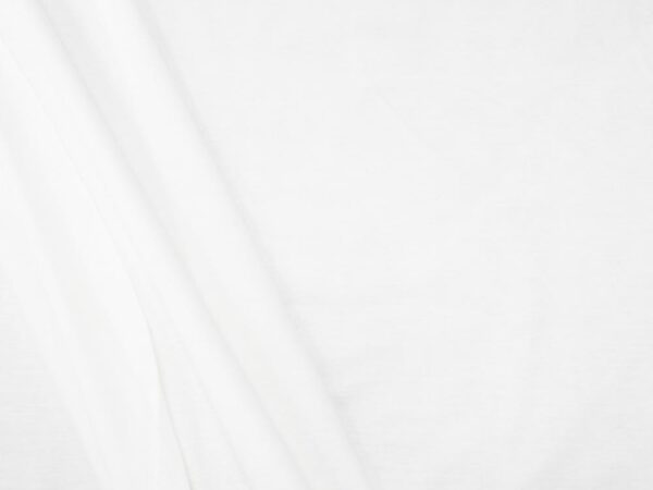 Stoff Jersey Interlock fein & glänzend offwhite