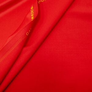 Stoff Wolle Gabardine Italien   High Risk Red