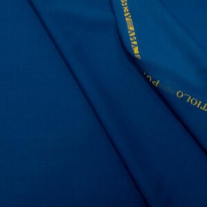 Stoff Wolle Gabardine Italien Maroccan Blue