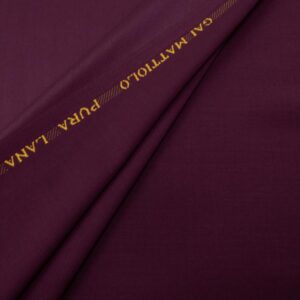Stoff Wolle Gabardine Italien Prickled Beet