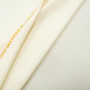 Stoff Wolle Gabardine Italien offwhite