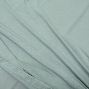 Stoff Jersey Cotone Lana dyed eisberg grün