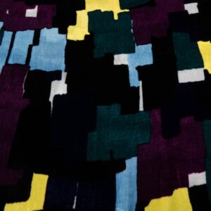 Stoff Viskose-Seide Samt 80s Garda