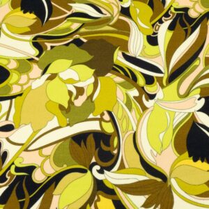 Stoff Romanitjersey Fico d India Art Deco in grün