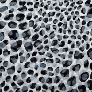 Stoff Vi Chiffon Vera little Stones schwarzweiss