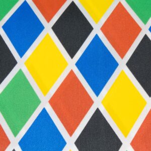 Stoff PE Raso Carneval Harlekin