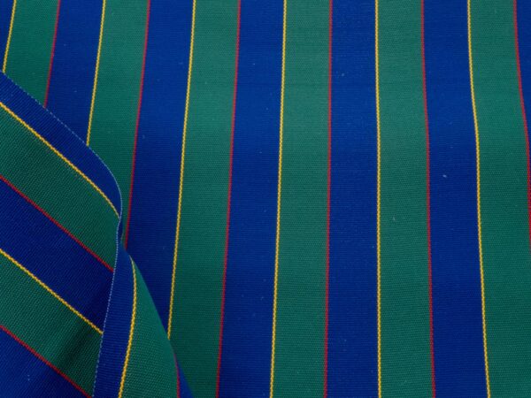 Stoff Liegestuhl Streifen grün-blau – Bild 2